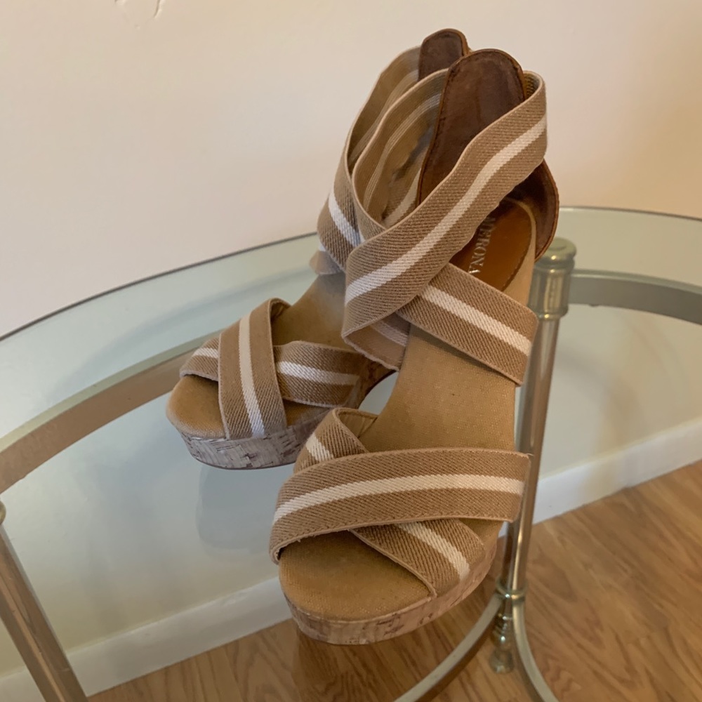 Cork Wedge Heels